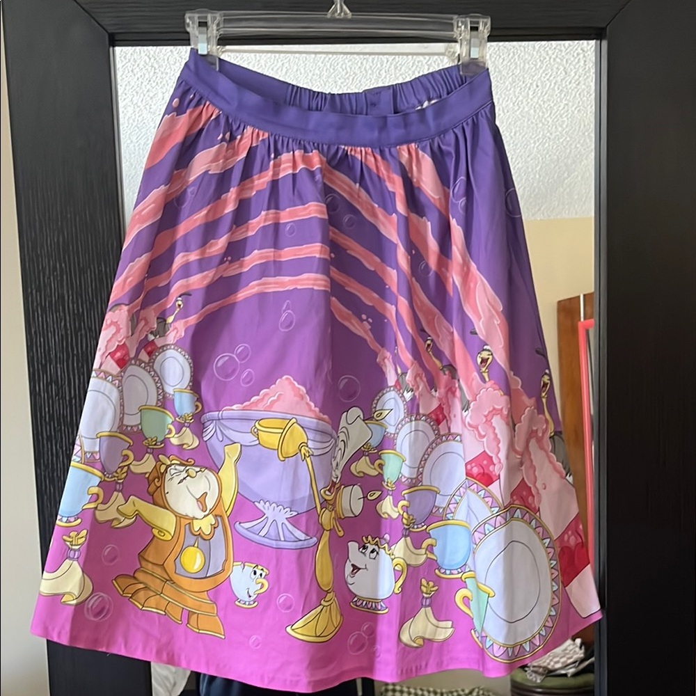 Disney Loungefly be our guest skirt
